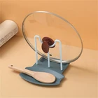 Кухонный Органайзер стойка для хранения крышек кастрюль полка столешница без отверстий Скоба для ложек подставки полки для Дома кухни аксессуары инструменты