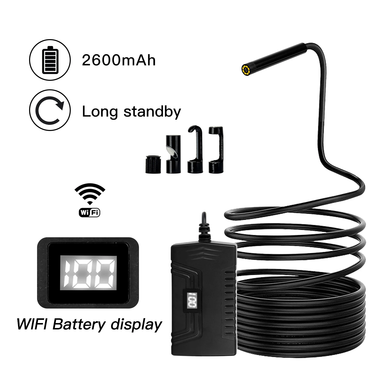 HD1080p беспроводной wifi эндоскоп камера бороскоп для Iphone Android IOS Мини