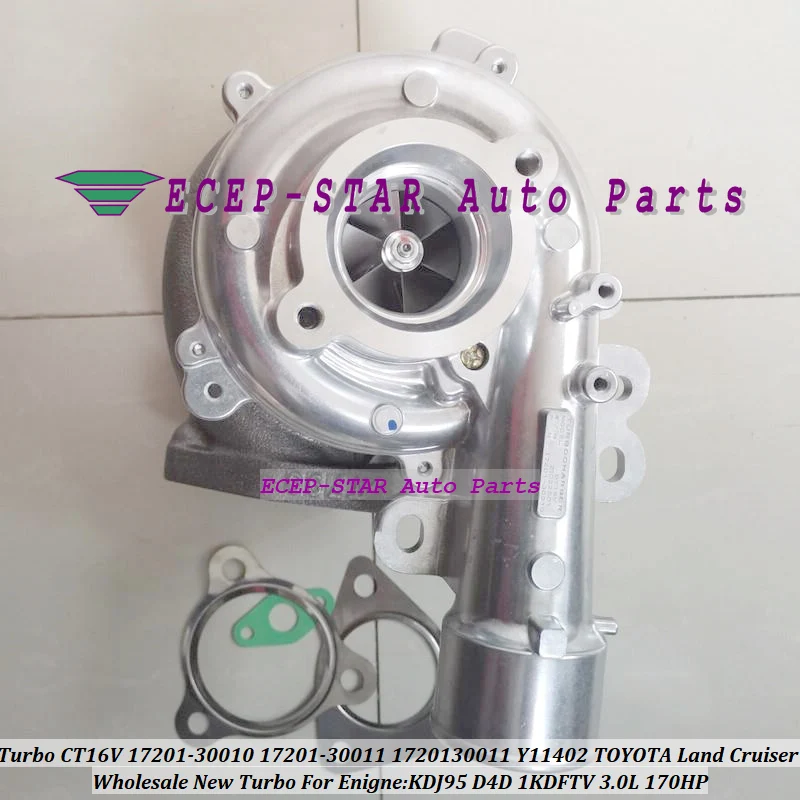 Турбокомпрессор Turbo CT16V 17201 30010 1720130010 для TOYOTA Land Cruiser 120 LandCruiser 1KD FTV 1KDFTV