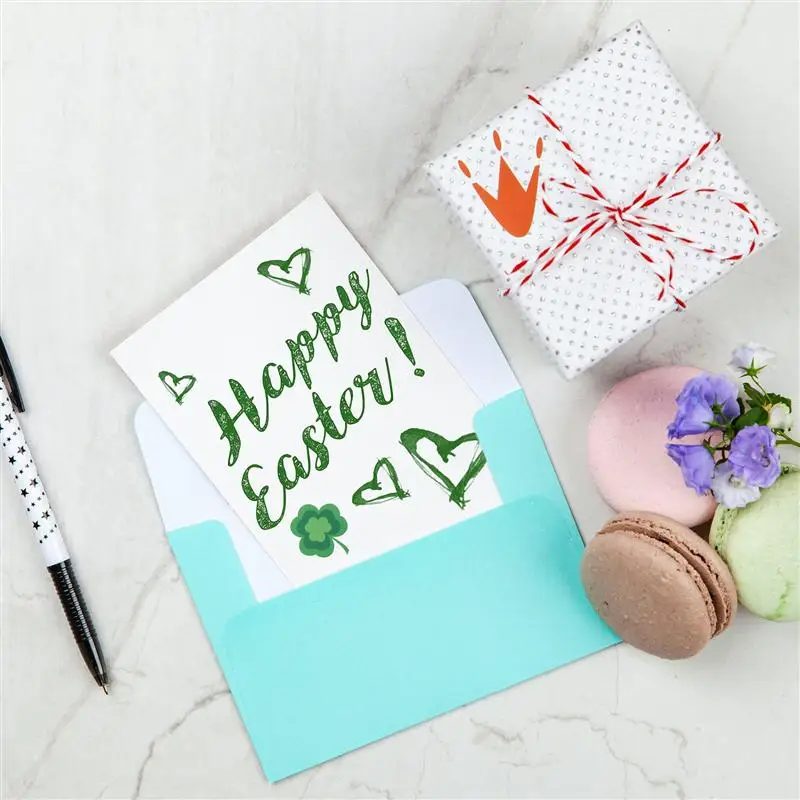 

10 Sheets Easter Rabbit Footprint Sticker St. Patrick's Footprint Wall Decal