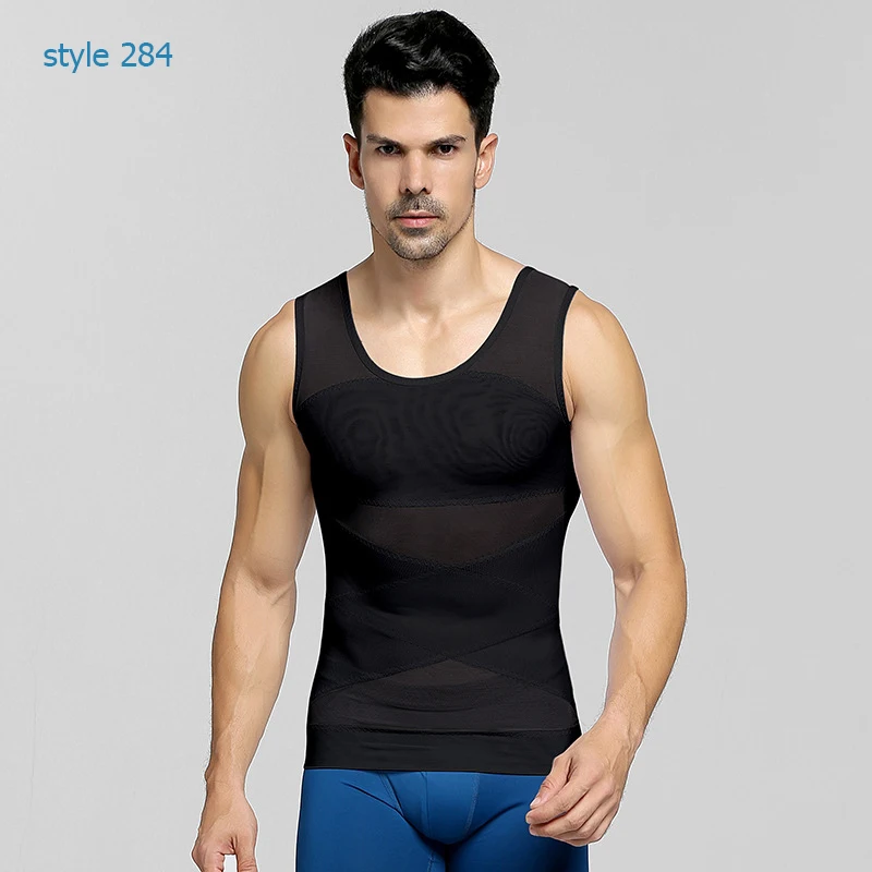 Мужская компрессионная нижняя рубашка IYUNYI для похудения | одежда