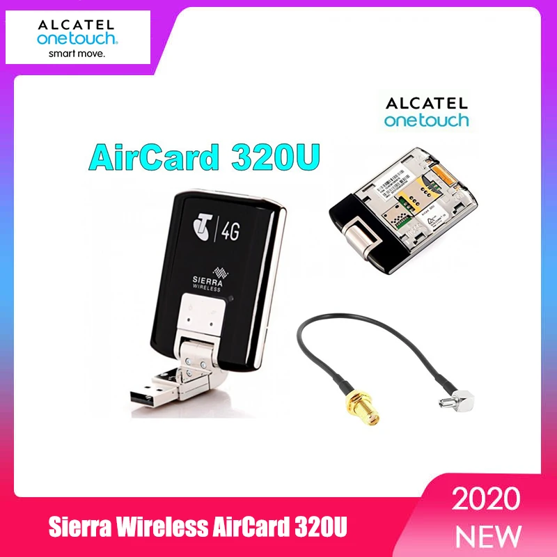 Разблокированный беспроводной модем Sierra AirCard 320U USB 4G LTE FDD Plus внешняя антенна