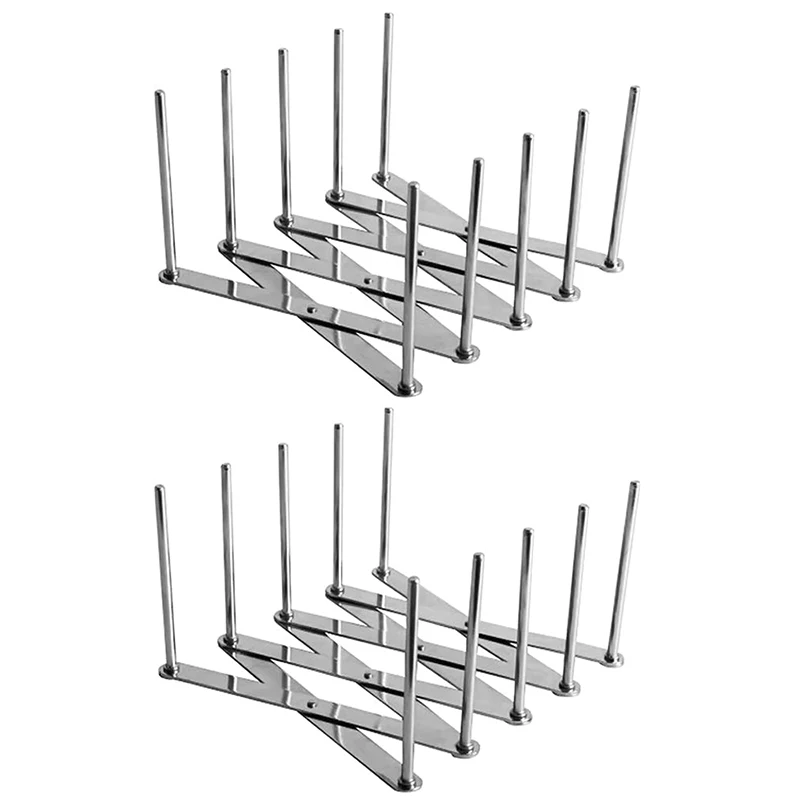 

2 упаковки, выдвижная кастрюля держатели для крышек, многофункциональная стойка для пароварки, сковороды, держатель для стаканов, тарелка-о...