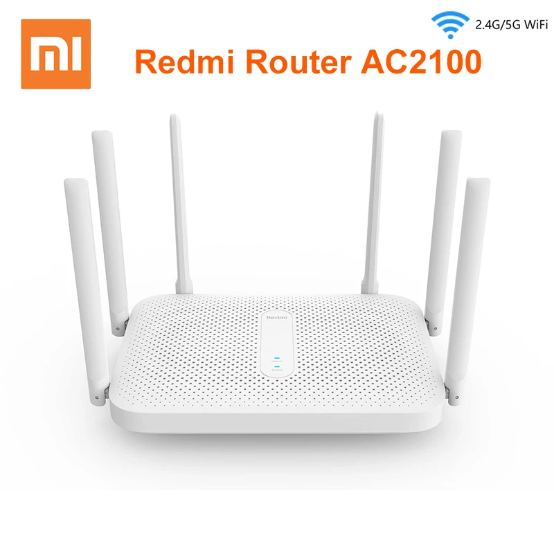 Маршрутизатор Xiaomi Redmi AC2100 гигабитный 2 4 ГГц 5 0 двухдиапазонный 2033 Мбит/с Wi Fi