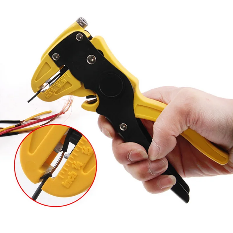 

1PCS High Quality Automatic Self Adjusting Cable Wire Stripper Crimper Stripping Cutter Pliers For Hand Tools