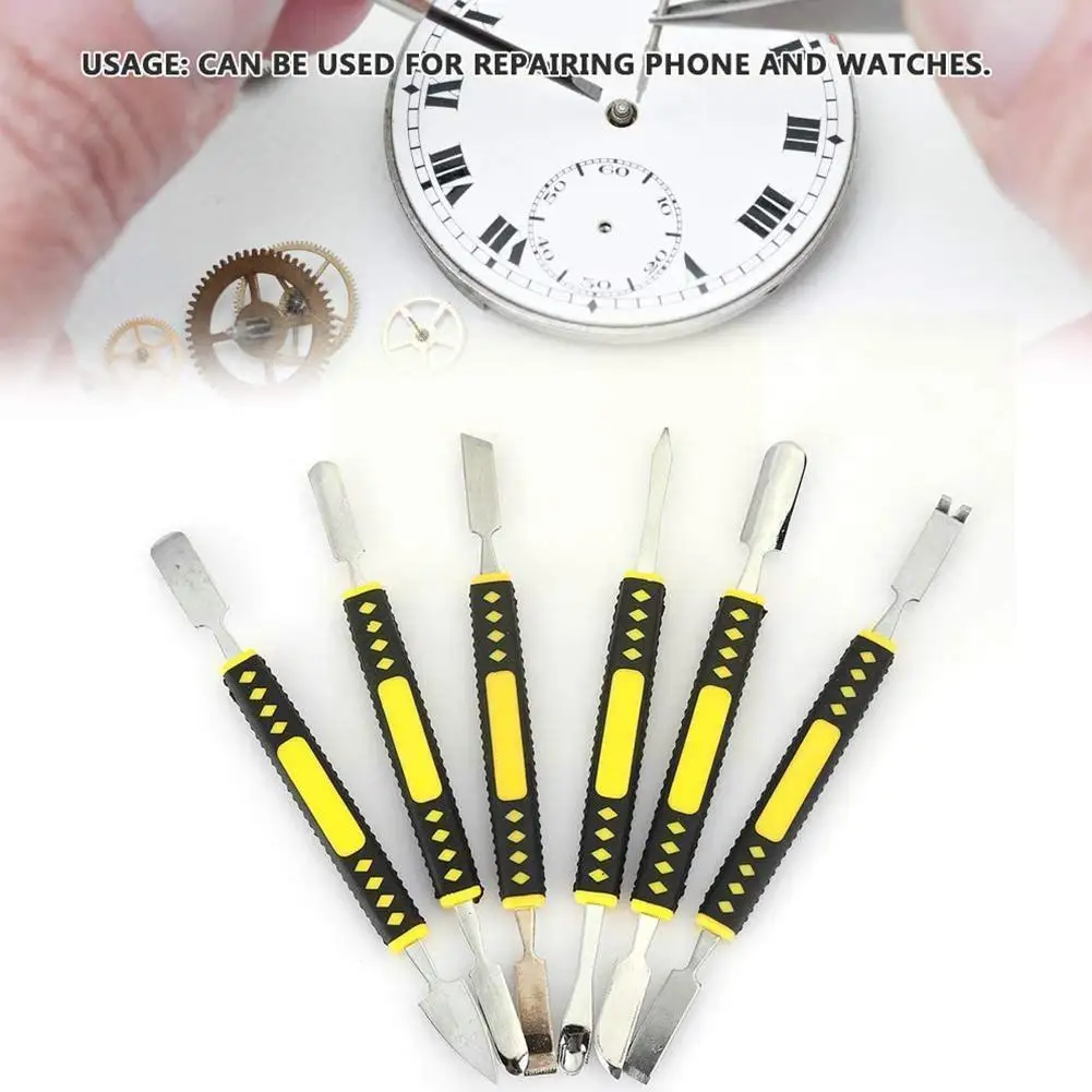 

Disassemble Tool Set Universal Mobile Phone Repair Phone Hand Tool Metal Disassembly Steel Tool Pry Set Metal Repair Crowba W0S4