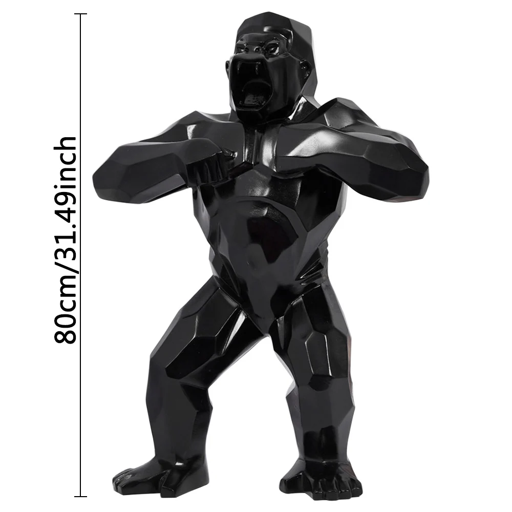 Скульптура в виде обезьяны гориллы 80 см 32 дюйма|Статуэтки и миниатюры| |