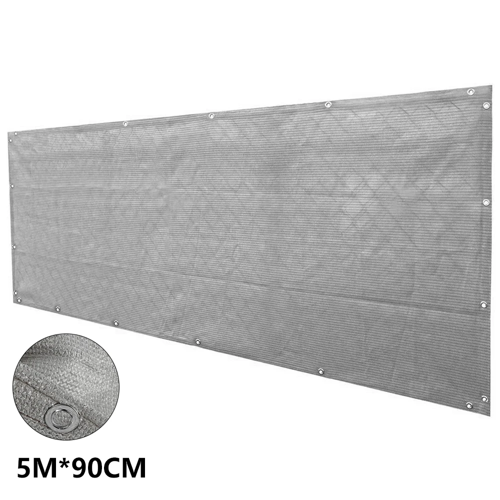 

0.9x5m Home Courtyard Balcony Fence Safety Net Anti-UV Sunshade Net Courtyard Patio Plant Cover Sunscreen Sunblock Shading Cloth