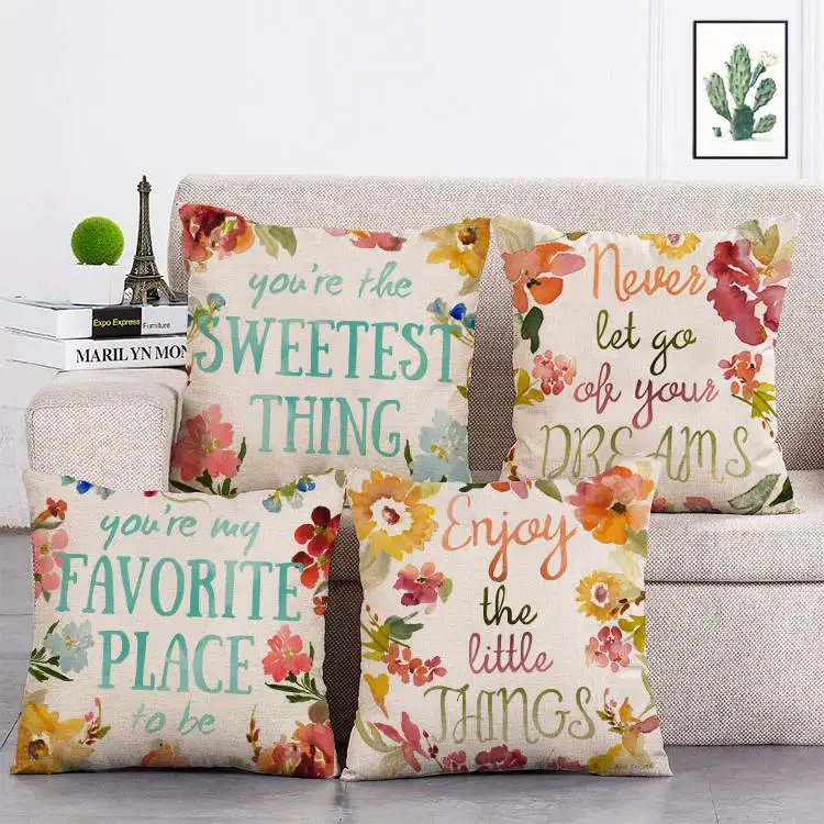 

Наволочки из льна и хлопка с надписью «you are самой милой вещью», наволочки для диванной подушки, домашние декоративные подушки T182
