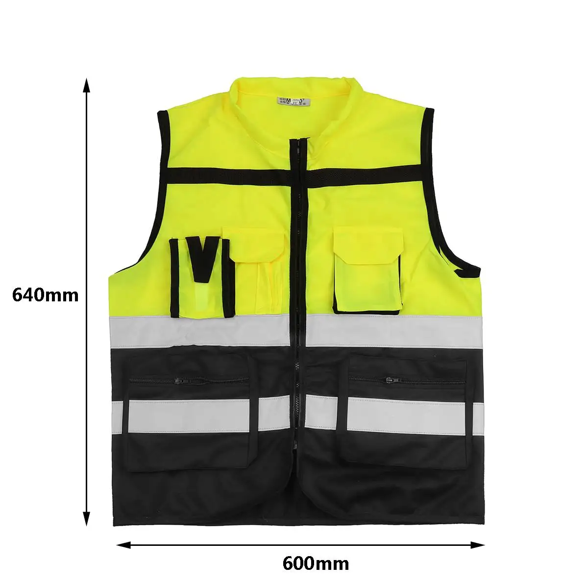 Safurance S/M/L Высокая Видимость Hi-Vis жилет безопасности Светоотражающая куртка для водителя ночной жилет безопасности с карманами для работы