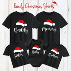 Рождественская семейная Одинаковая одежда для мамы, отца, дочери, сына, детей, футболка, детский комбинезон, хлопковые наряды для мамы и ребенка