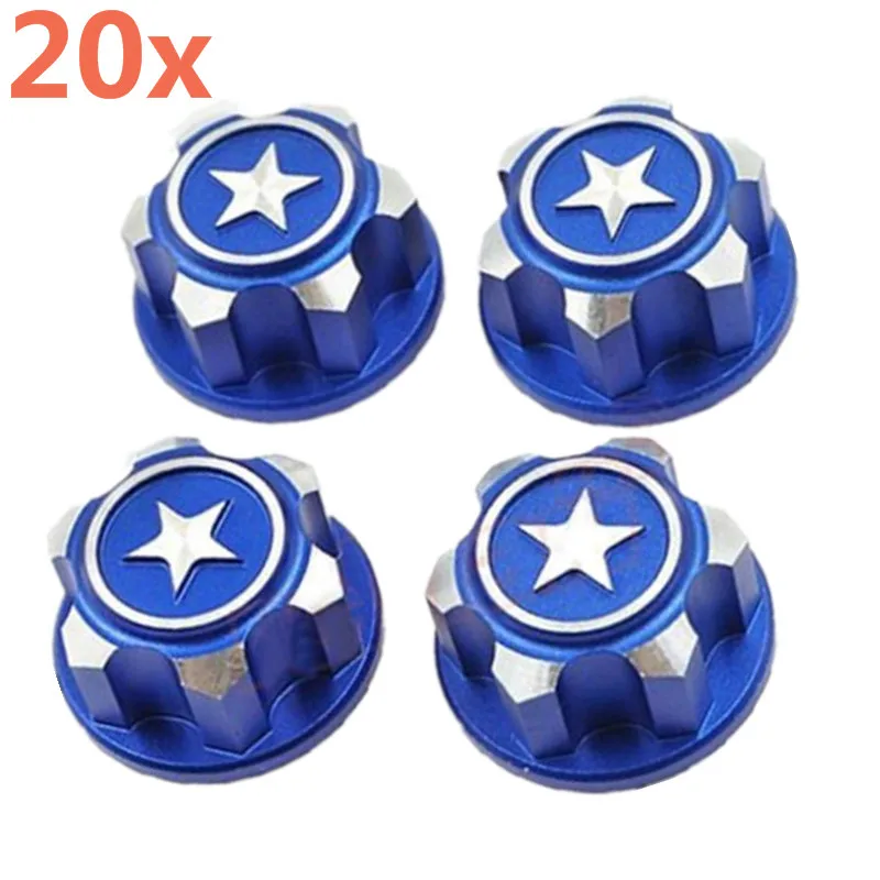 20 шт. радиоуправляемые машины алюминиевые 17 мм пылезащитные Нескользящие