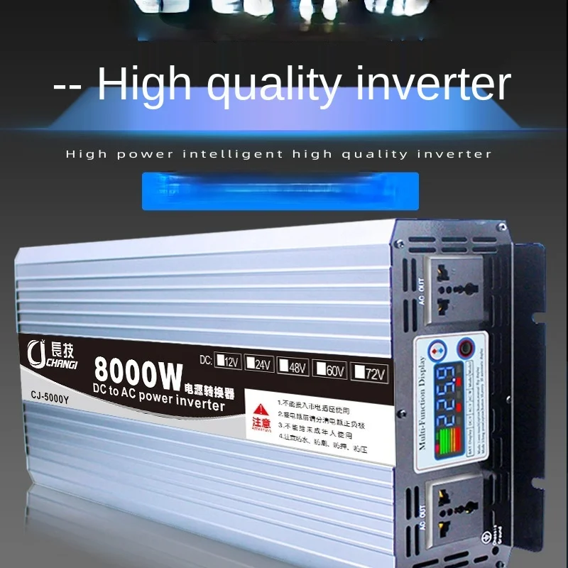 

High Power Inverter 2v24v48V60V72 Volt Conversion 220v8000w Vehicle Transformer Converter Step Up Down Voltage Converter