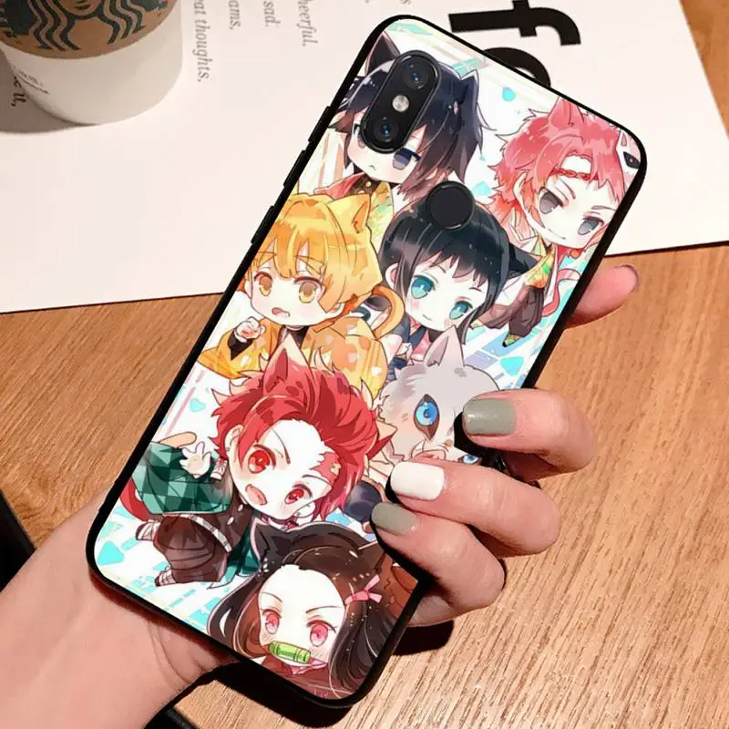 

Kamado Nezuko Kimetsu no Yaiba Demon Slayer Phone Case For Xiaomi Redmi note 7 8 9 t k30 max3 9 s 10 pro lite