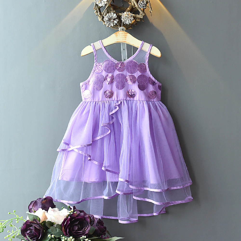 HE Hello Enjoy/Детское платье для малышей Одежда девочек вечерние фатиновые платья