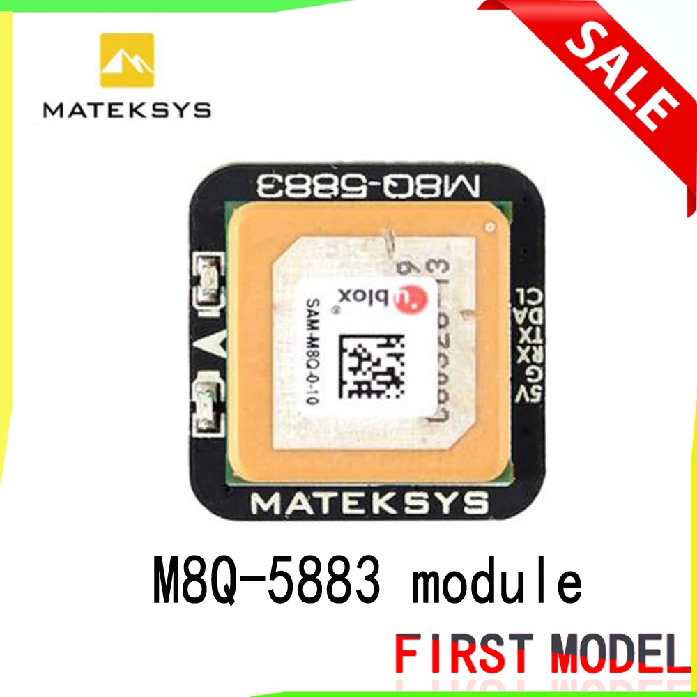 Matek Systems M8Q-5883 SAM-M8Q gps& QMC5883L с компасом модуль для трутеня дистанционного управления FPV