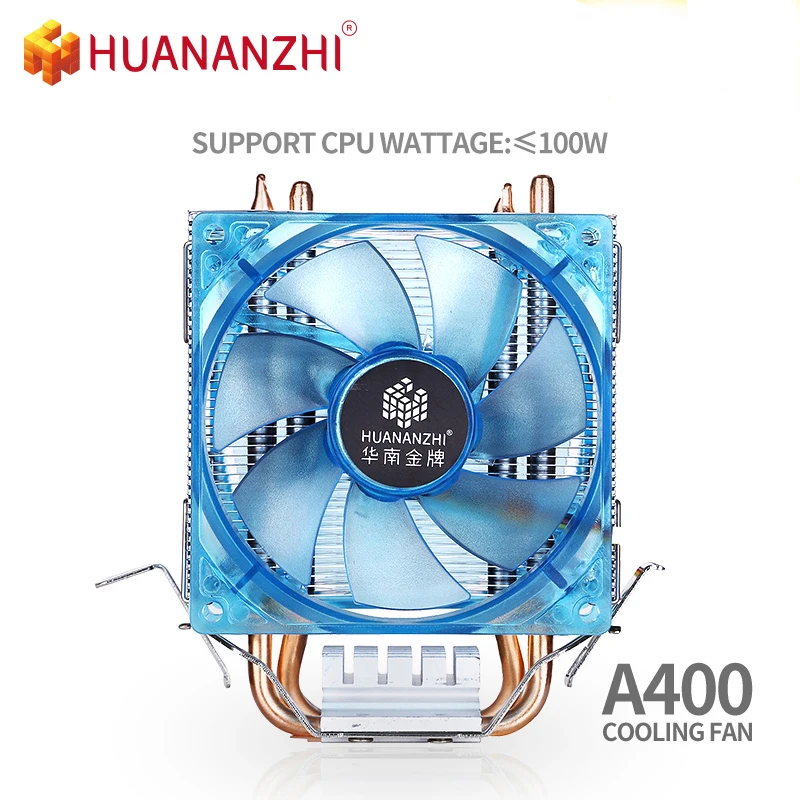 Вентилятор тихий HUANANZHI A400/A500 2/4 медная тепловая труба светодиодный кулер для