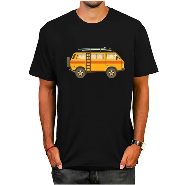 

Мужская летняя футболка surf and van life 2021 Футболка с коротким рукавом Мужская/Женская забавная Футболка Топ Футболка