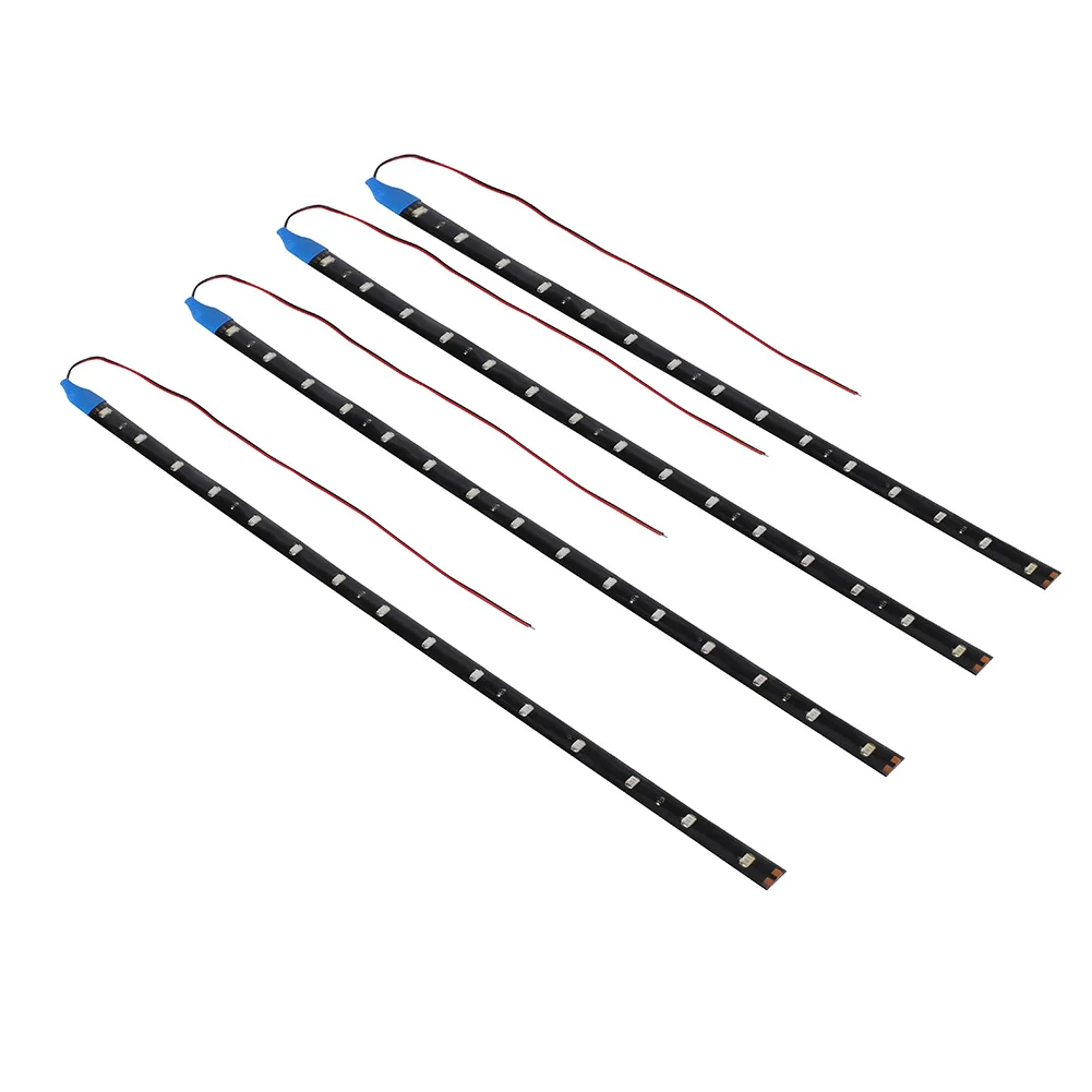 

Low power 30cm 15 LED Waterproof Car Truck flexible and durable Lights strip can bend any shape for Automobile Motorcycle