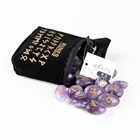 25 шт. натуральные руны для гадания, хрустальные камни, кварц, энергия чакры камней, руны, энергетические камни руны руны для гадания