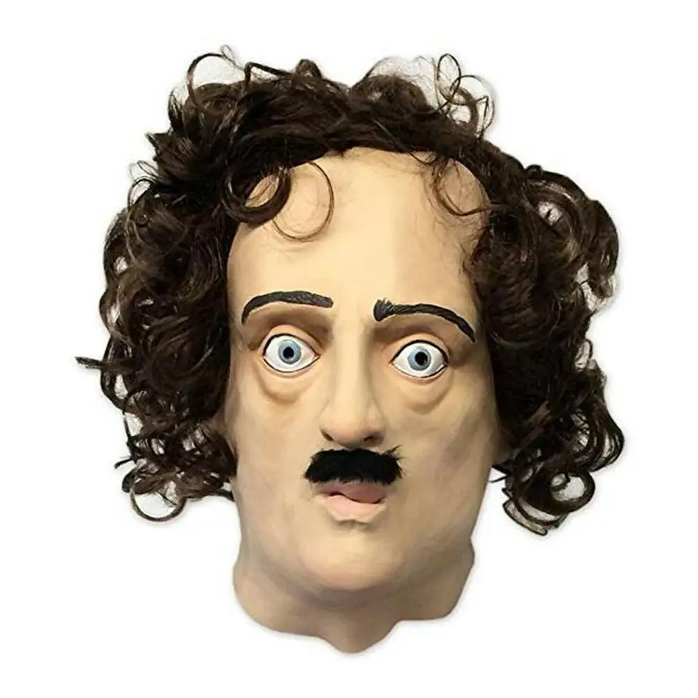 

Костюм знаменитой звезды, мужская маска на голову из латекса, маскарадный костюм для взрослых