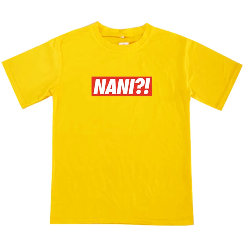 Мужские и женские летние футболки NANI с надписью на английском языке распродажа