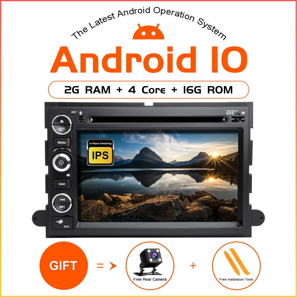 Автомобильный мультимедийный плеер ZLTOOPAI на Android 10 для Ford F150 экспедиция из сплава