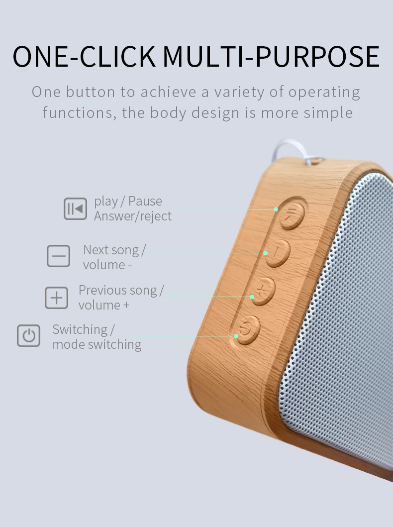 Ретро деревянный Bluetooth динамик портативный открытый беспроводной мини компьютер Bluetooth звуковая коробка поддержка AUX TF карта для iPhone Android