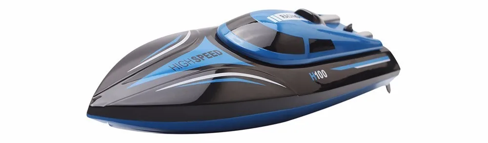 Рождественская игрушка TKKJ H100 2,4G RC лодка 180 градусов флип высокоскоростная электрическая RC гоночная лодка для бассейнов озера и приключений на открытом воздухе