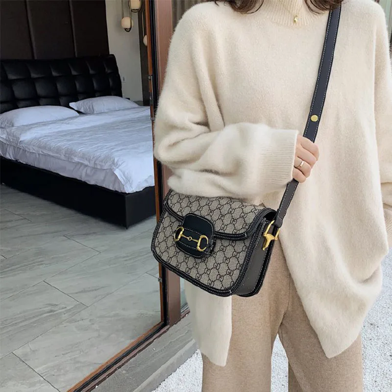 Ретро седельная сумка женская осень и зима 2019 Новая модная универсальная