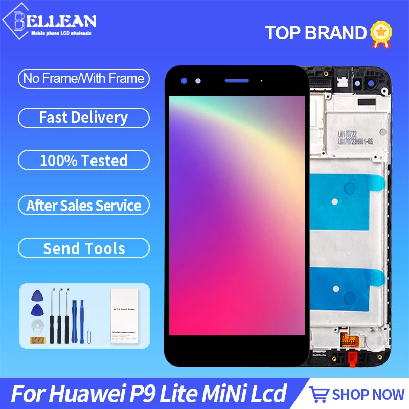 ЖК-дисплей 5 0 дюйма Y6 Pro 2017 для Huawei P9 Lite Mini с сенсорной панелью и дигитайзером в