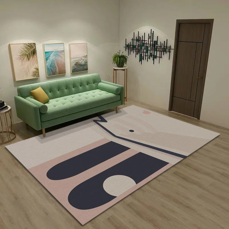 cartoon carpets for living room bedroom morandi thicken bedside coffee table floor mat large area lounge rug buy rug get sticker free global shipping