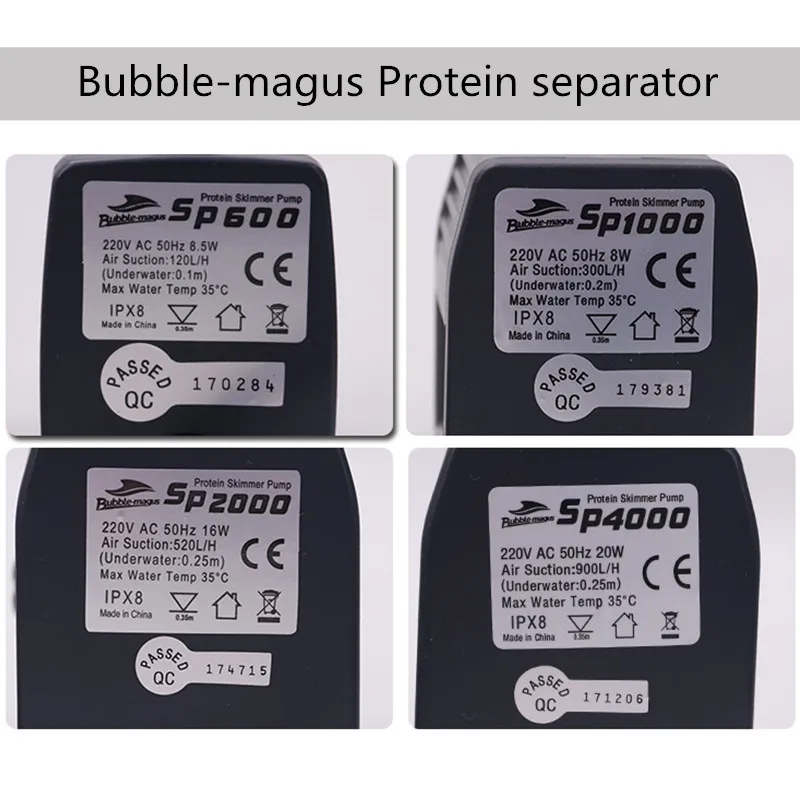 Burbuja de Magus skimmer DC aguja cepillo Bomba De SP600 SP1000 prote&iacute;na bomba con DSP-1000 DSP-2000 DSP-4000-3