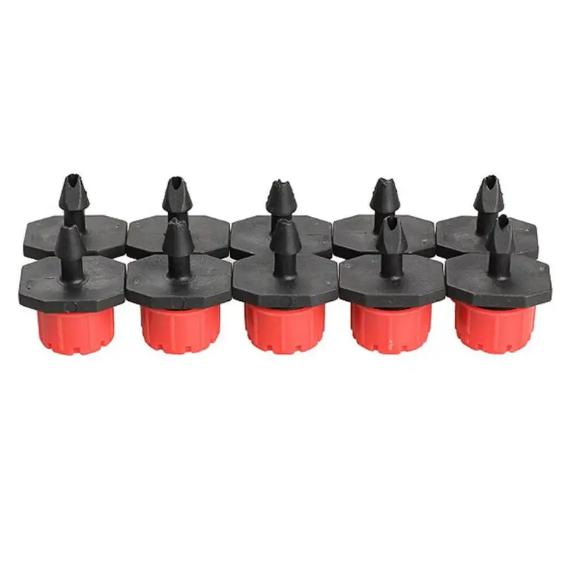 

100pcs/set Sprinkler Garden Irrigation Micro Flow Dripper Drip Head Irrigation Sprinklers Adjustable Water Dripper Head