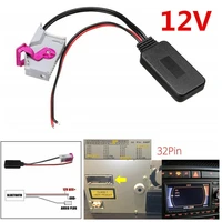 bluetooth compatible module wireless audio input for audi rns e adapter tt a4 a8 32pin navigation radio stereo r8 a3 aux n1a9