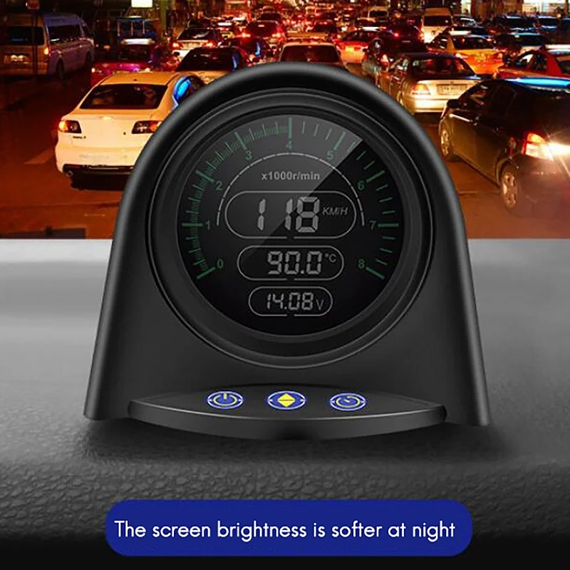 

X70 Car HUD Head Up Display OBD Smart Head Up Display Speedometer with Color HD LCD Screen Speed Alarm Display for Cars