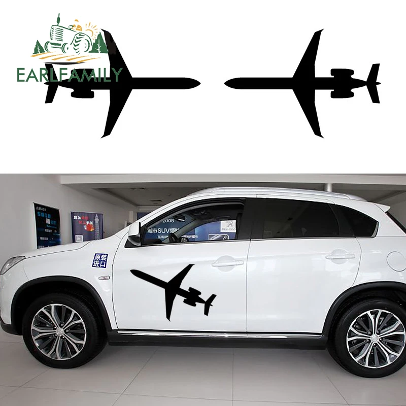 EARLFAMILY 2x классический супер большой самолет летающее облако художественная