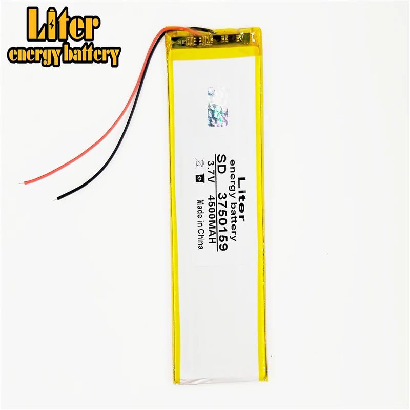 3 7 V 4500mah 3750159 3550160 литиевая полимерная аккумуляторная батарея для GPS Power bank Tablet PC MID