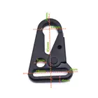 50 шт., застежка-петля, тактические застежки для активного отдыха