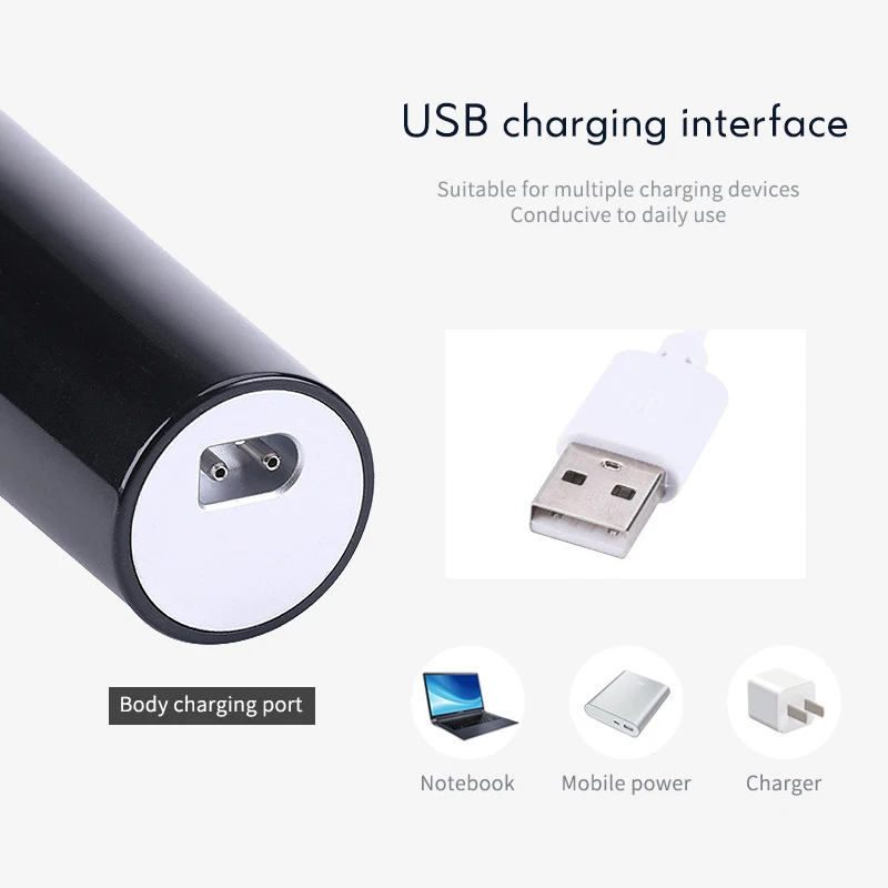 Профессиональный светодиодный триммер для волос электрический перезаряжаемый