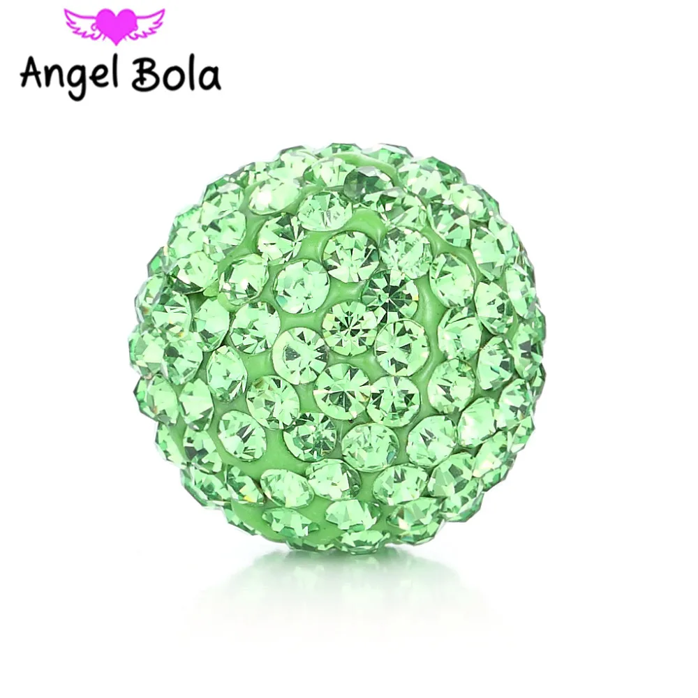 16 мм 8 цветов стразы Хрустальный шар Ангел для клетки кулон ожерелье бола
