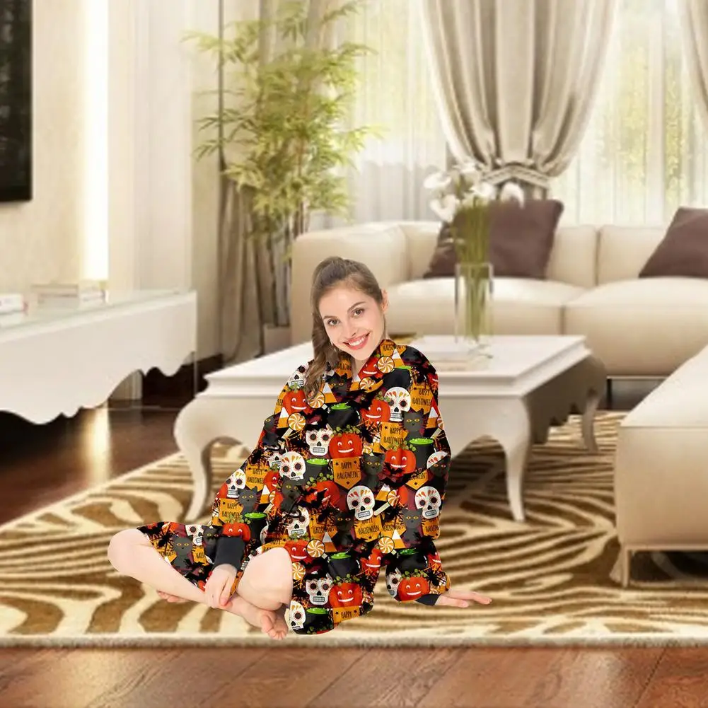 

Wearable Blanket Halloween Blanket Hoodie Oversized Throw Blanket