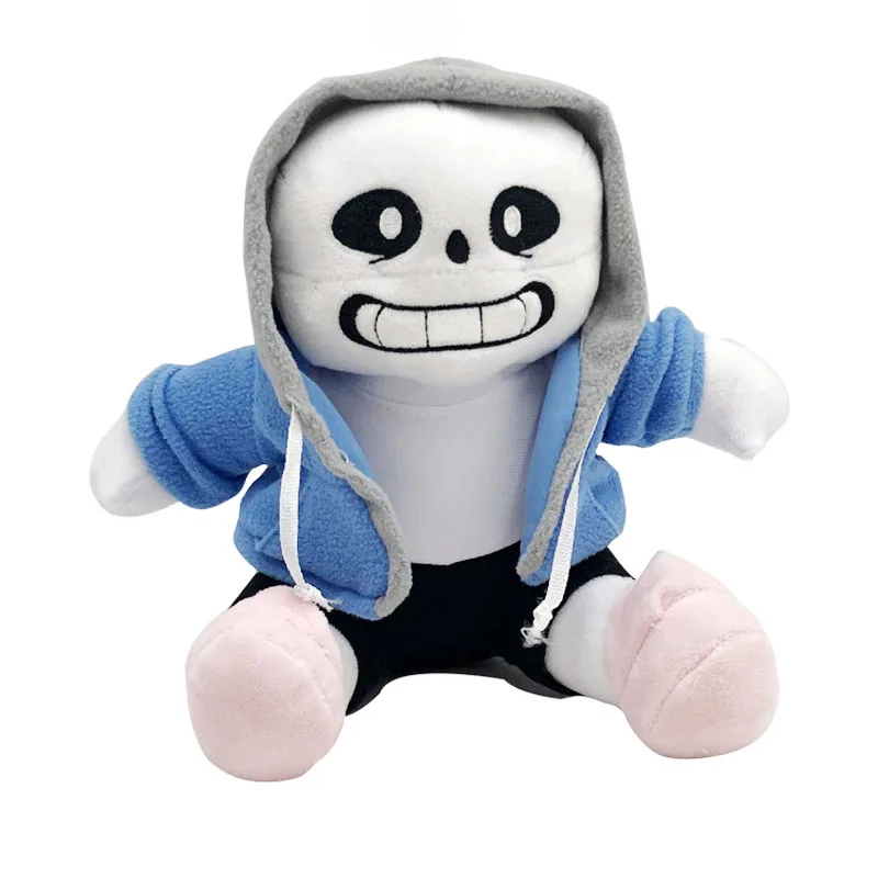 Игрушка плюшевая Undertale Sans 23 см мягкая кукла подарок для детей на день рождения и