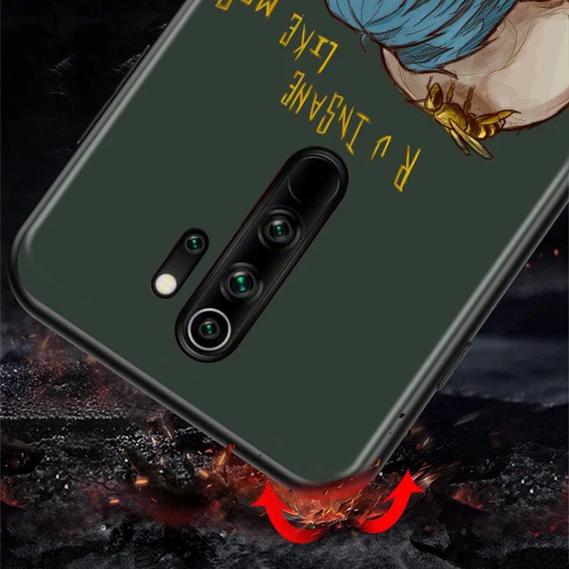 

Sally Face Game Black Cover For Xiaomi Redmi 10X 9I 9C 9A 9 GO K30 Ultra K20 8A 8 7A 7 S2 6 Pro 5G Phone Case