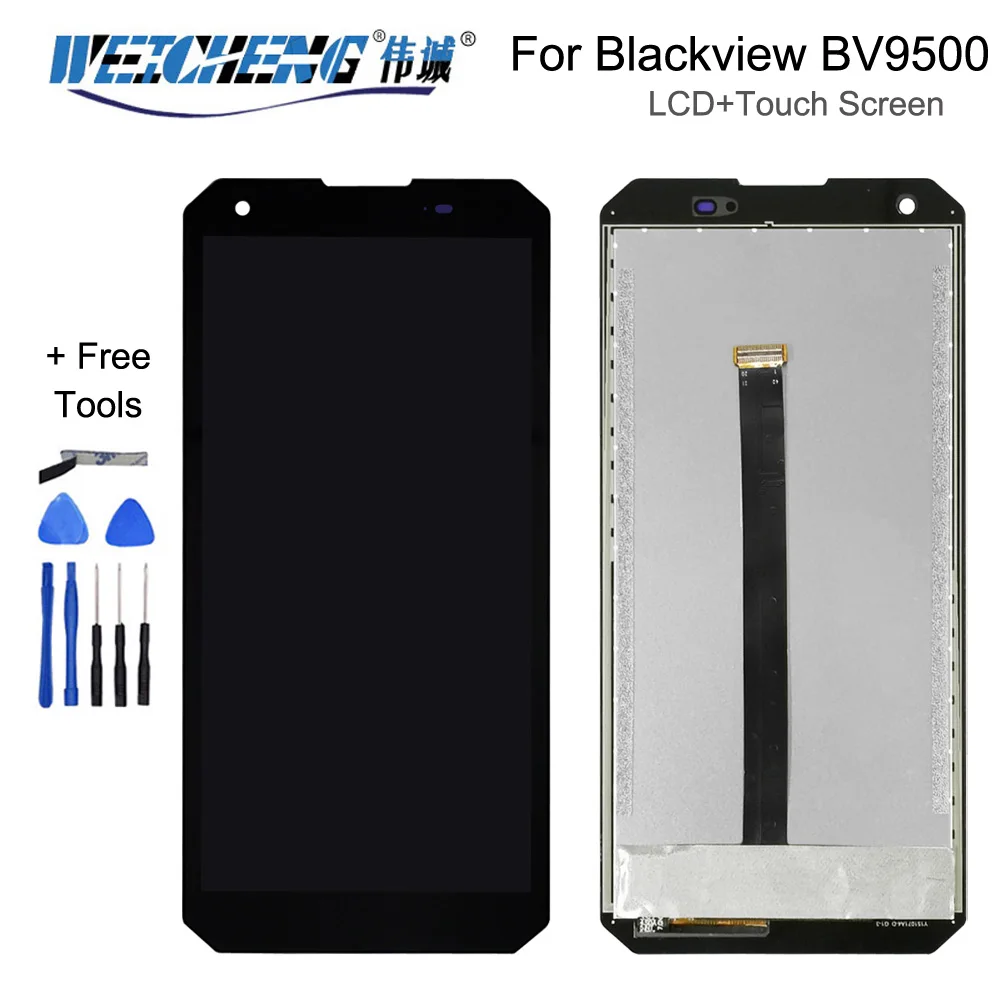 WEICHENG для Blackview BV9500 ЖК дисплей и инструмент ремонта сенсорного экрана в сборе