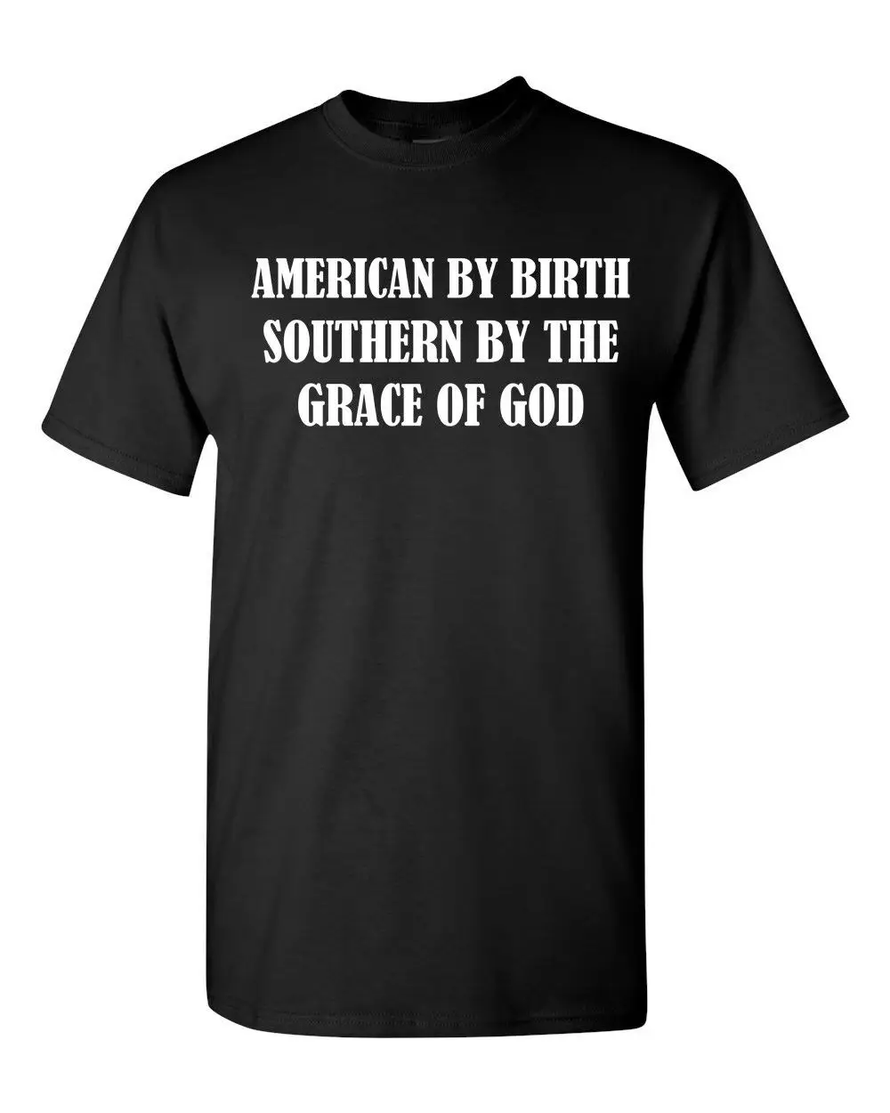 Американская по рождению Southern by the Grace of God Мужская футболка 1668| |