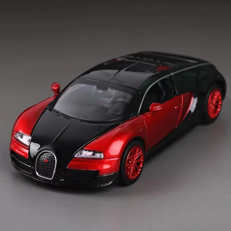 Модель из сплава 1:32 Bugatti Veyron на Прицепной машине велосипеде | Игрушки и хобби