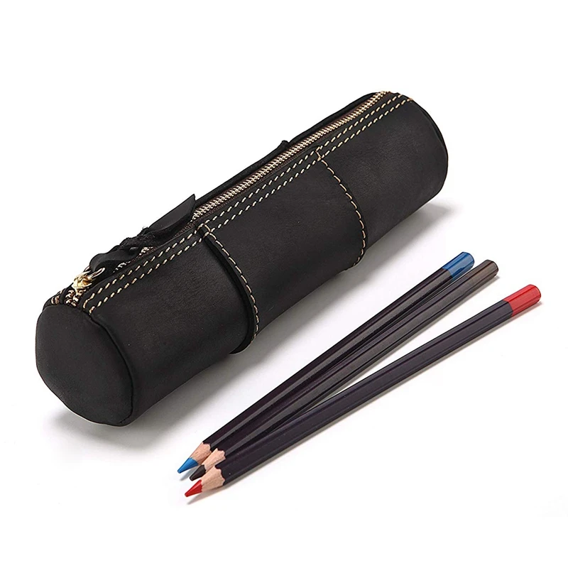 PPYY Новинка Сумка карандаш из натуральной кожи на молнии ручная работа винтажный