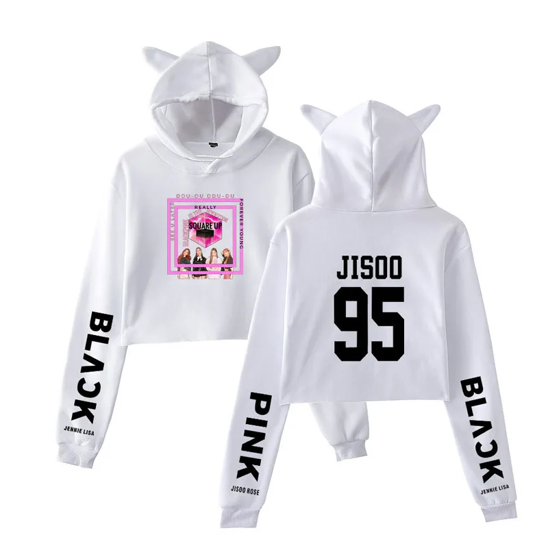 Blackpink 3D толстовки для подростков анимация Пуловеры спортивные костюмы женская верхняя одежда с длинными рукавами весна осень с капюшоном женские толстовки