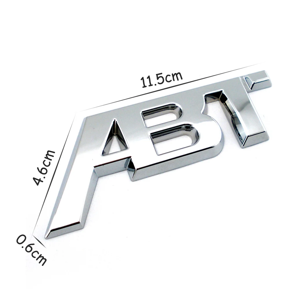 Боковина крыла багажник ABT эмблема логотип наклейка для Audi Volkswagen Skoda сиденья